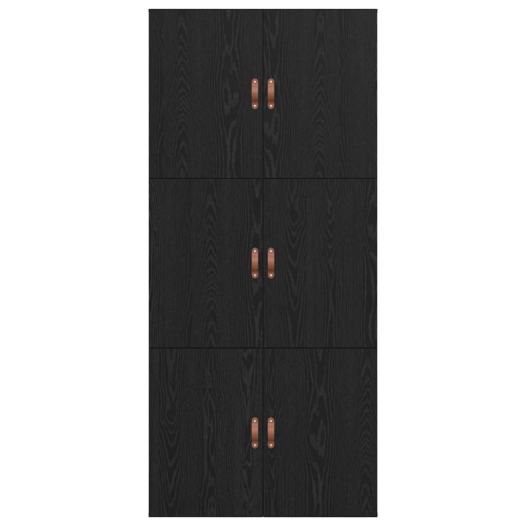 Krevet s ladicama Crni hrast 80 x 200 cm Konstruirano drvo