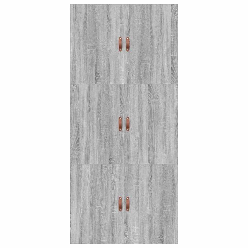 Krevet s ladicama Siva Sonoma 80 x 200 cm Konstruirano drvo