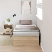 Krevet s ladicama Sonoma hrast 90 x 200 cm Konstruirano drvo