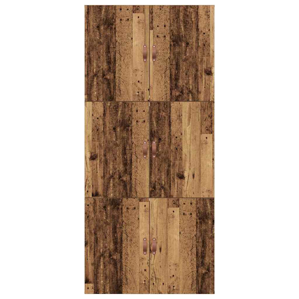 Krevet s ladicama Staro drvo 100 x 200 cm Konstruirano drvo