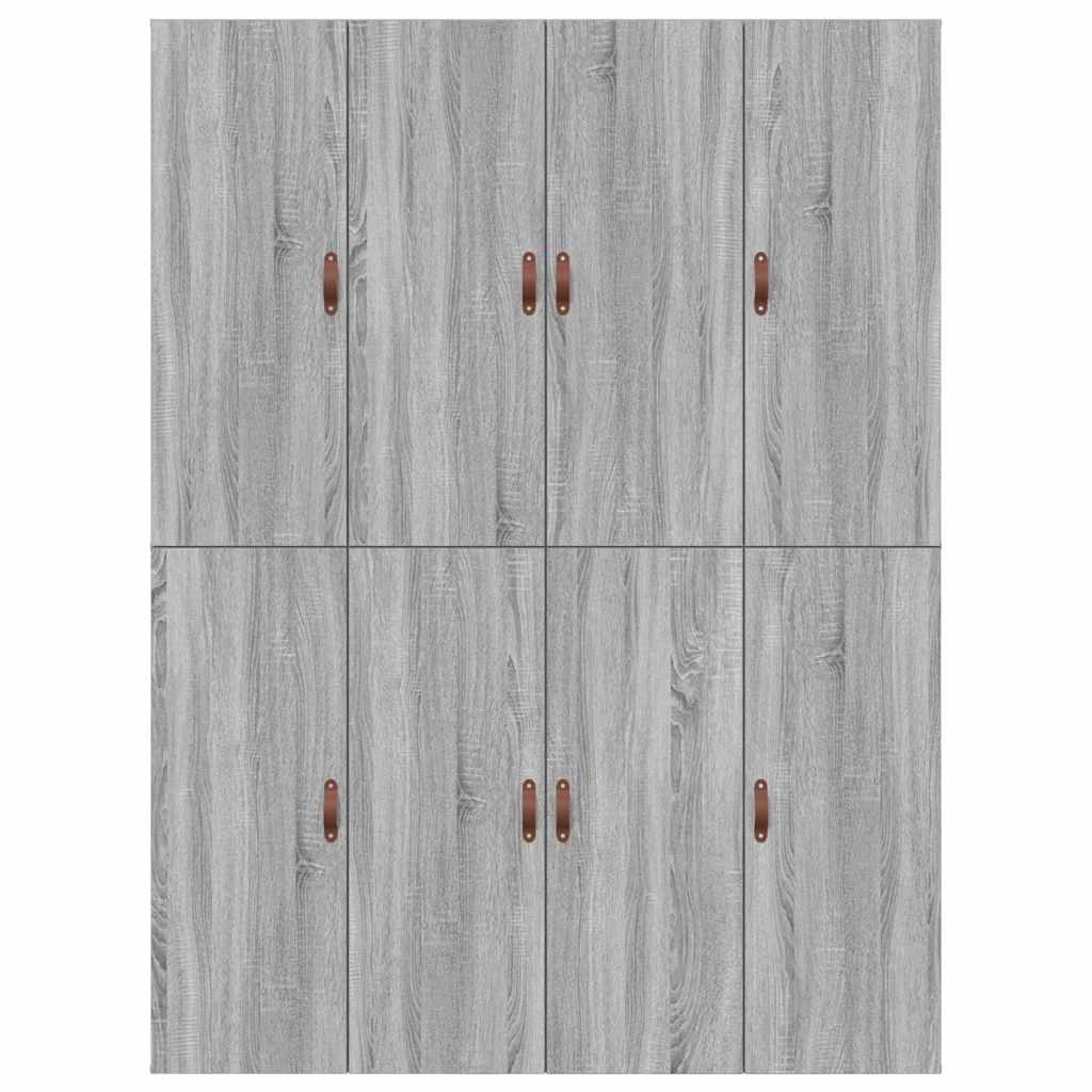 Krevet s ladicama Siva Sonoma 140 x 200 cm Konstruirano drvo