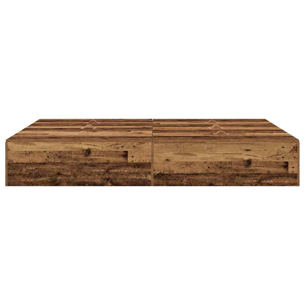 Krevet s ladicama Staro drvo 150 x 200 cm Konstruirano drvo