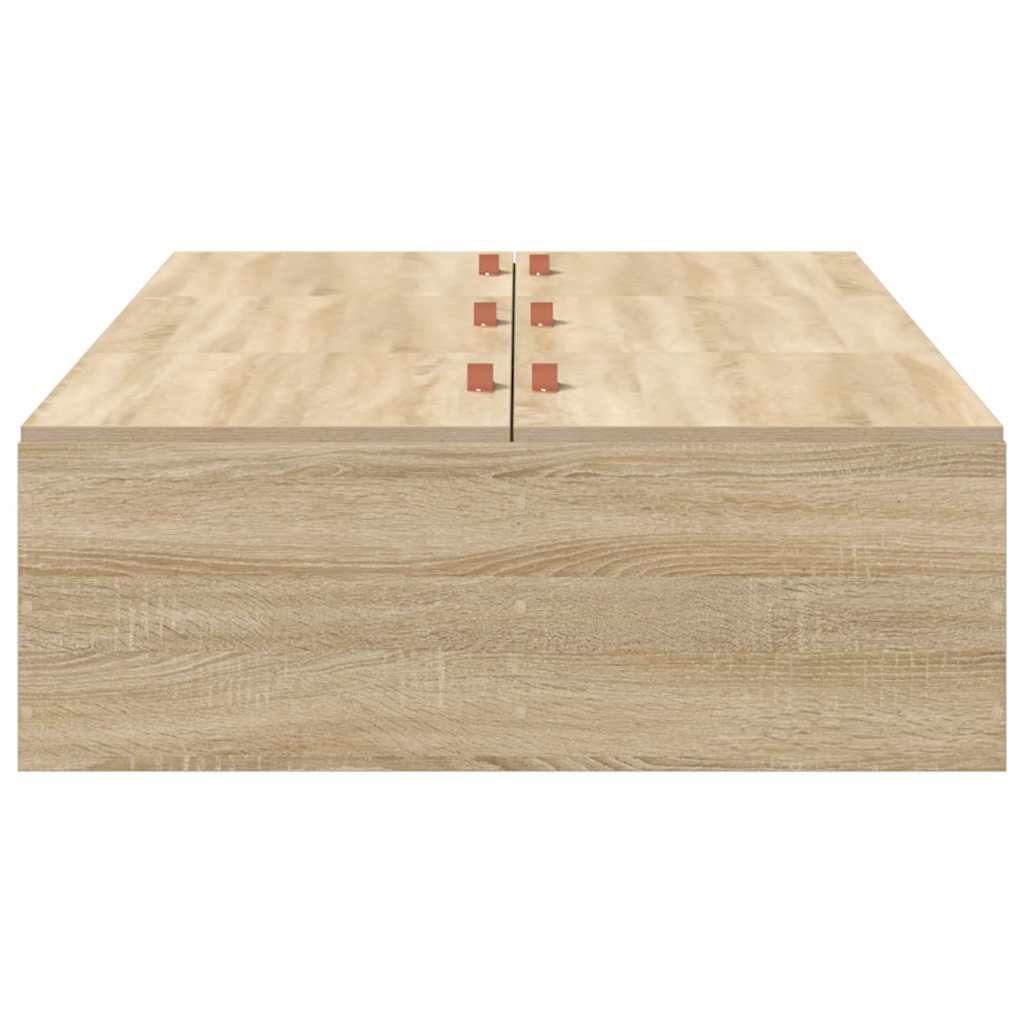 Krevet s ladicama Sonoma hrast 90 x 190 cm Konstruirano drvo