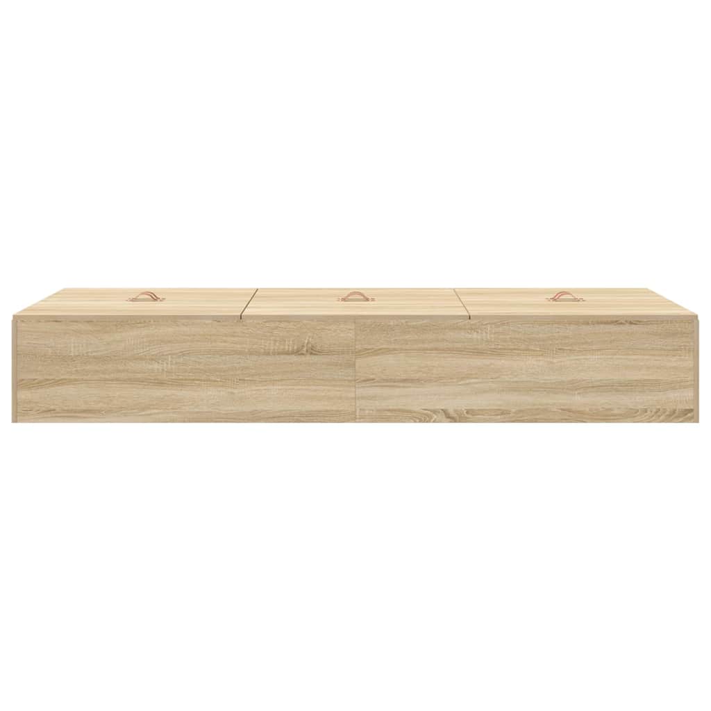 Krevet s ladicama Sonoma hrast 90 x 190 cm Konstruirano drvo