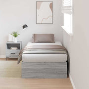 Krevet s ladicama Siva Sonoma 90 x 190 cm Konstruirano drvo