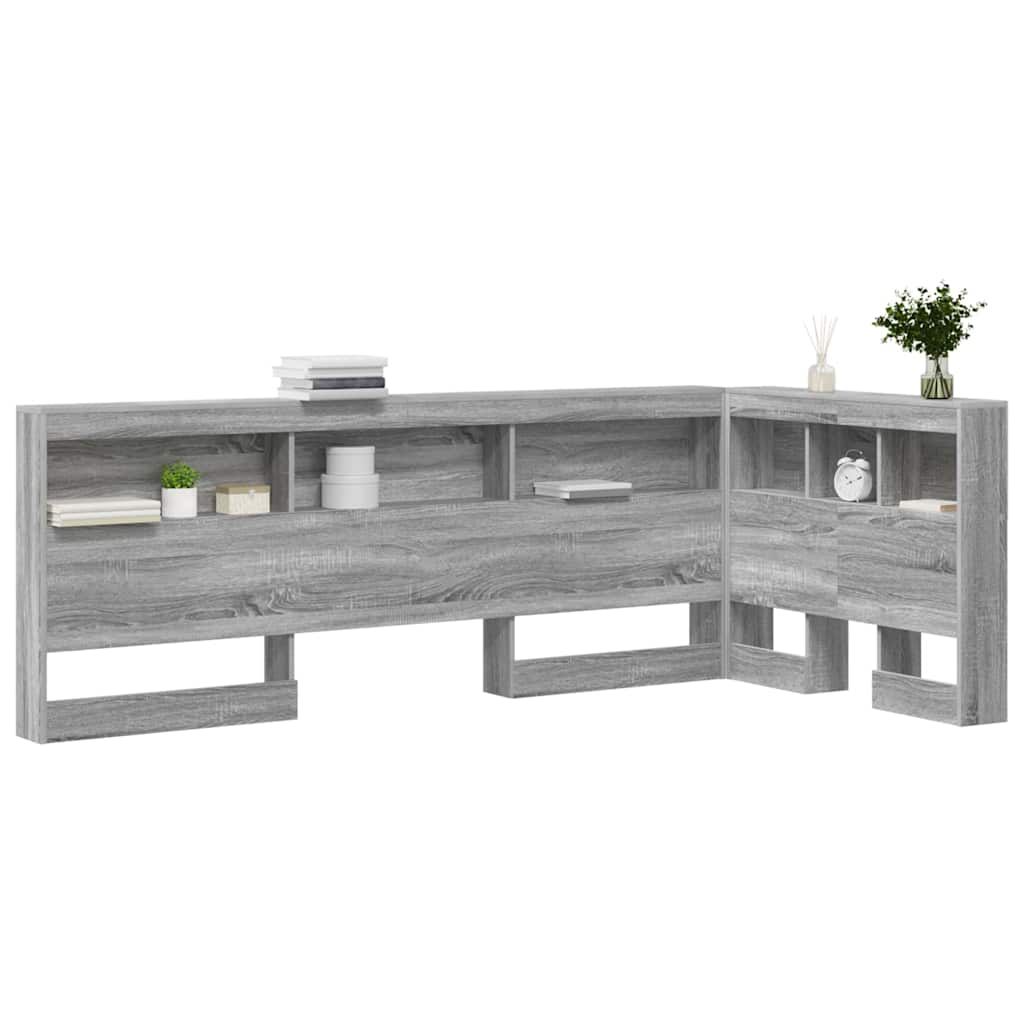 Skladišno uzglavlje Siva Sonoma 80 cm Konstruirano drvo