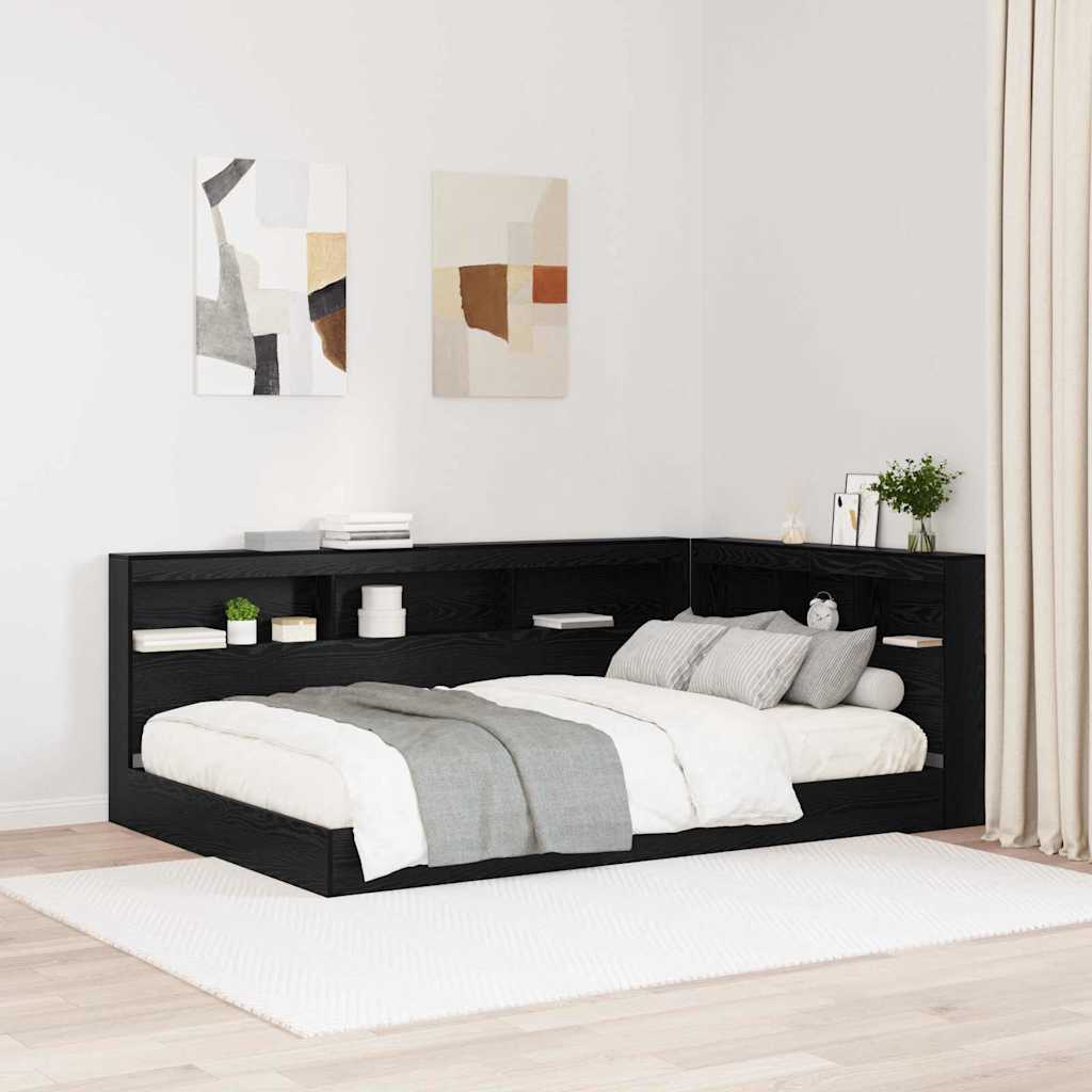 Skladišno uzglavlje Crni hrast 207,5 x 137,5 x 76,5 cm