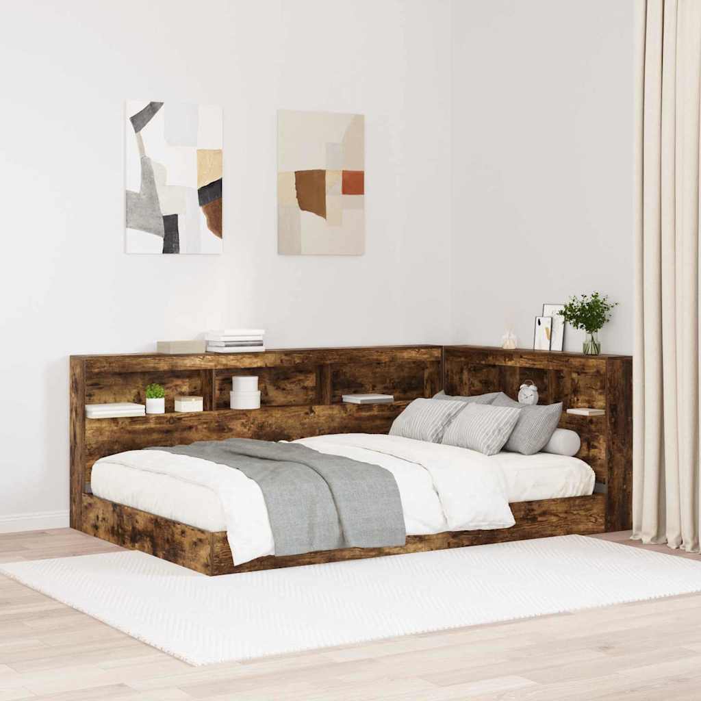 Skladišno uzglavlje Dimljeni hrast 207,5 x 137,5 x 76,5 cm