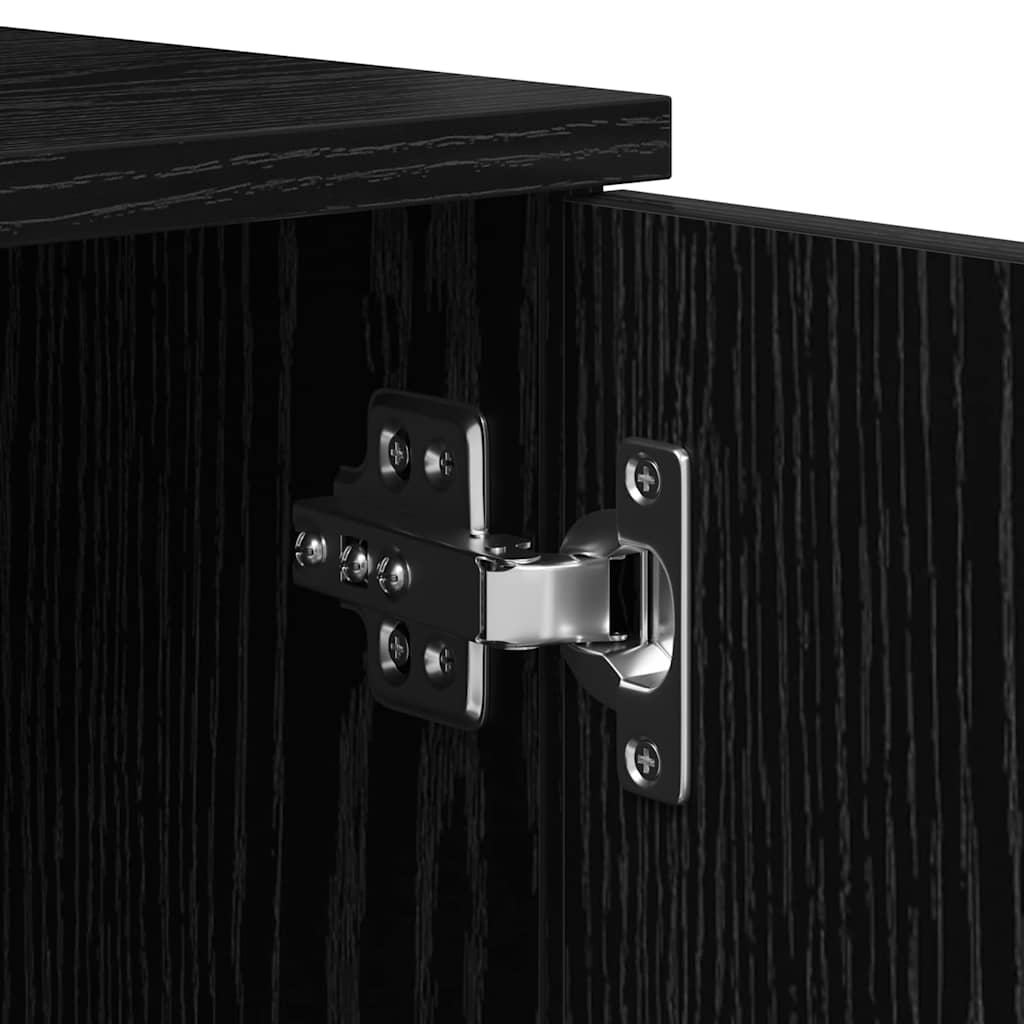 Krevet s ladicama s pohranom Crni hrast 234 x 103 x 53.5 cm