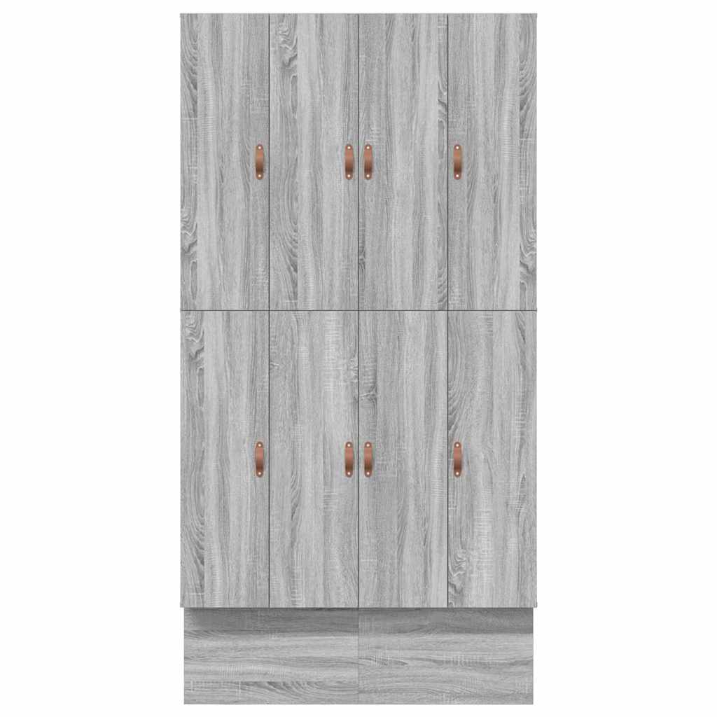 Krevet s ladicama Siva Sonoma 120 cm Konstruirano drvo