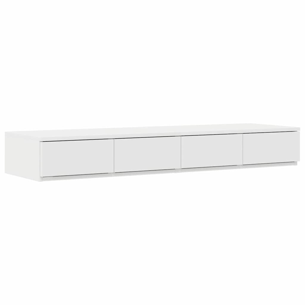 Krevet s ladicama s ladicama Bijelo 120 cm Konstruirano drvo