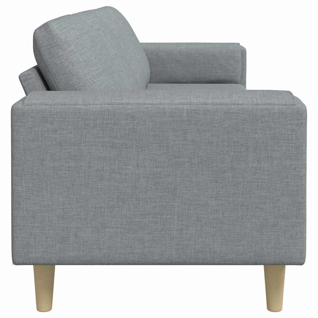 Kauč za dnevni boravak Svijetlo siva 250 x 77 x 76 cm Poliester