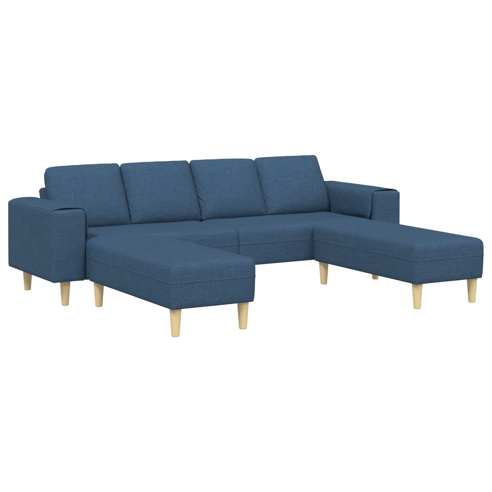 Kauč za dnevni boravak 3 pcs Plava Poliester