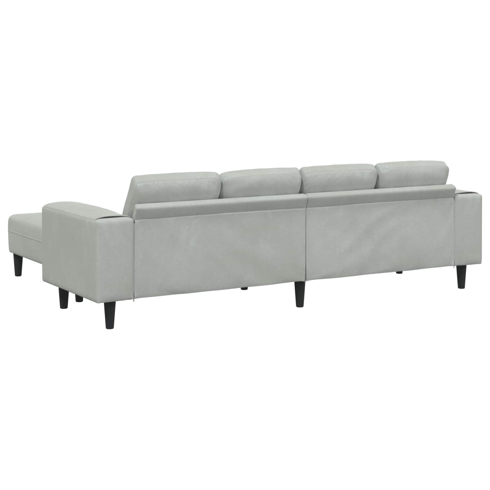 Kauč za dnevni boravak 3 pcs Svijetlo siva 250 x 188 x 76 cm