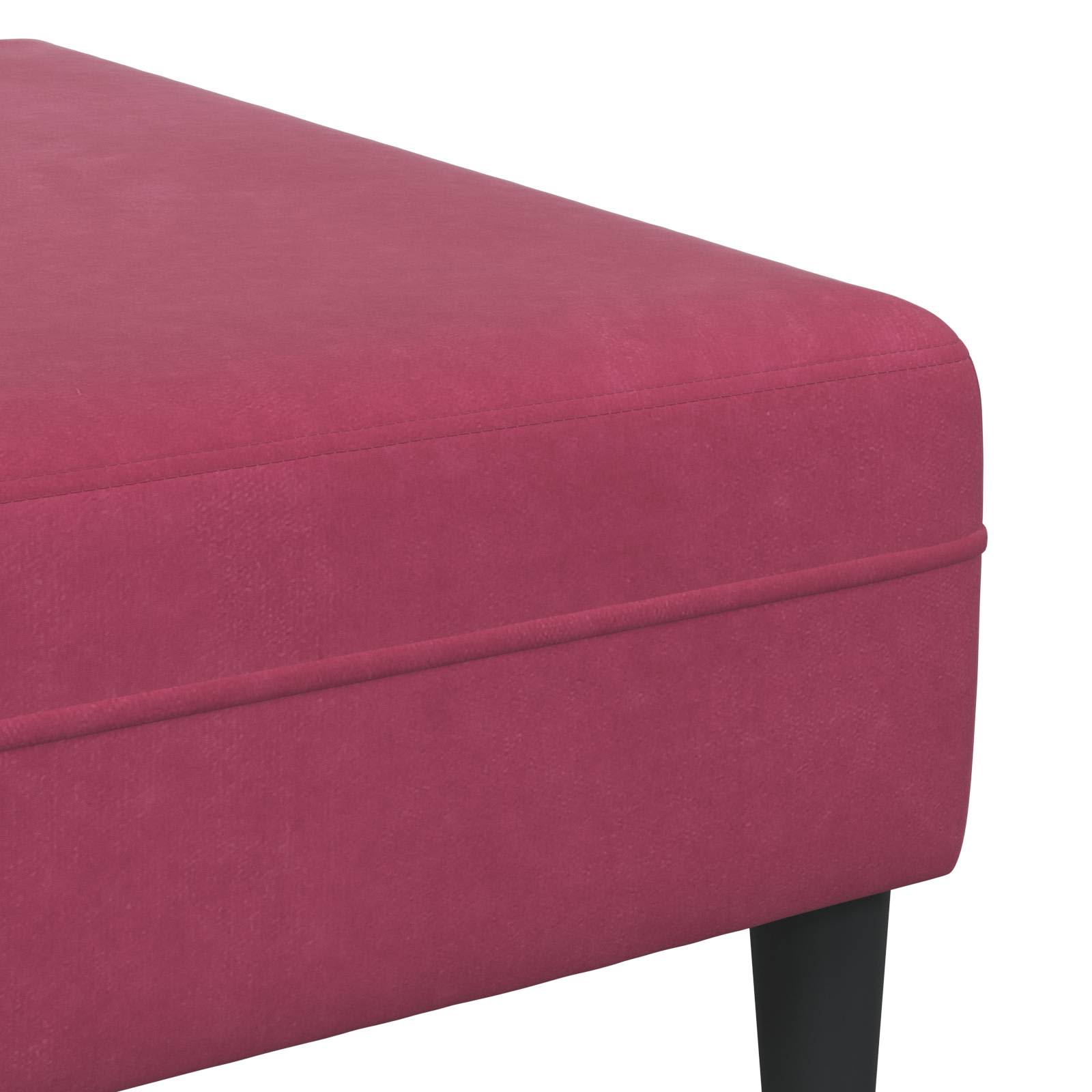 Kauč za dnevni boravak 3 pcs Vinska crvena 250 x 188 x 76 cm