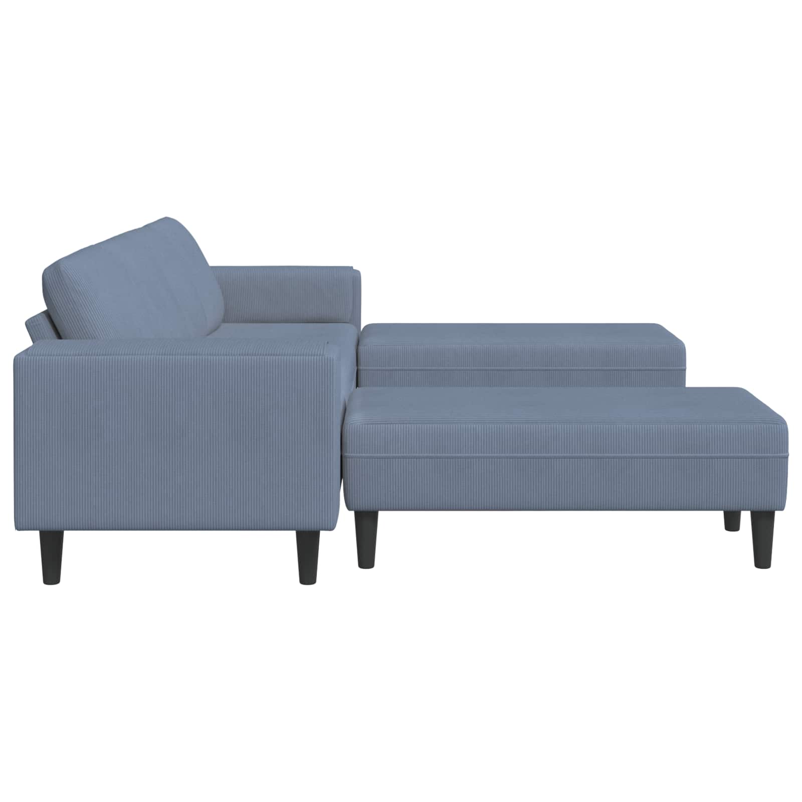 Sofa Plava 250 x 188 x 76 cm Kordura tekstil
