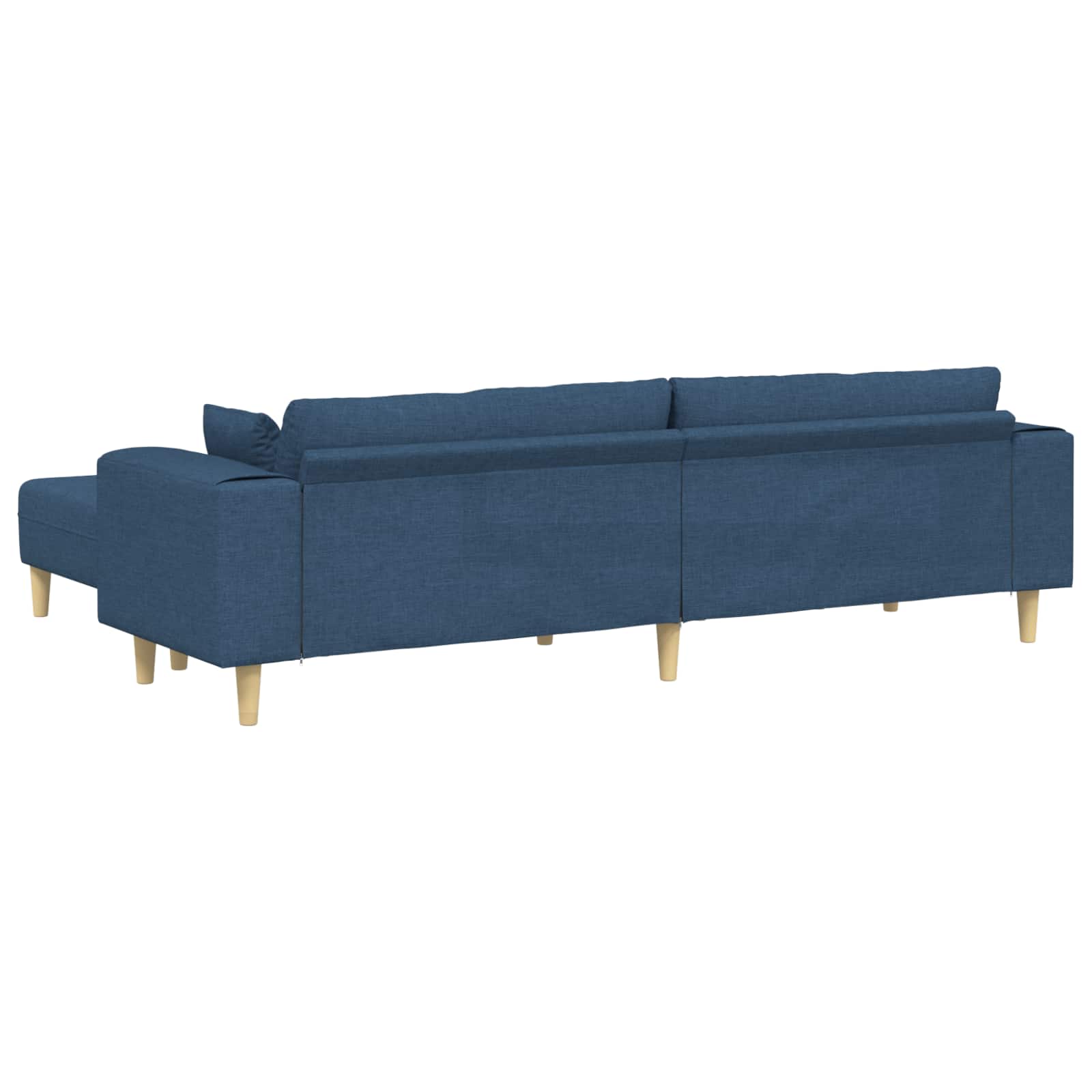 Sofa s jastukom 3 pcs Plava tkanina