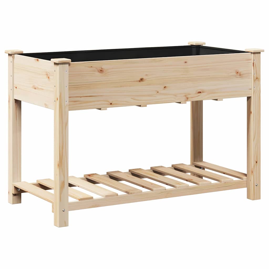 Vrtna saksija Bež 115 x 59 x 76,5 cm Čvrsto drvo jele