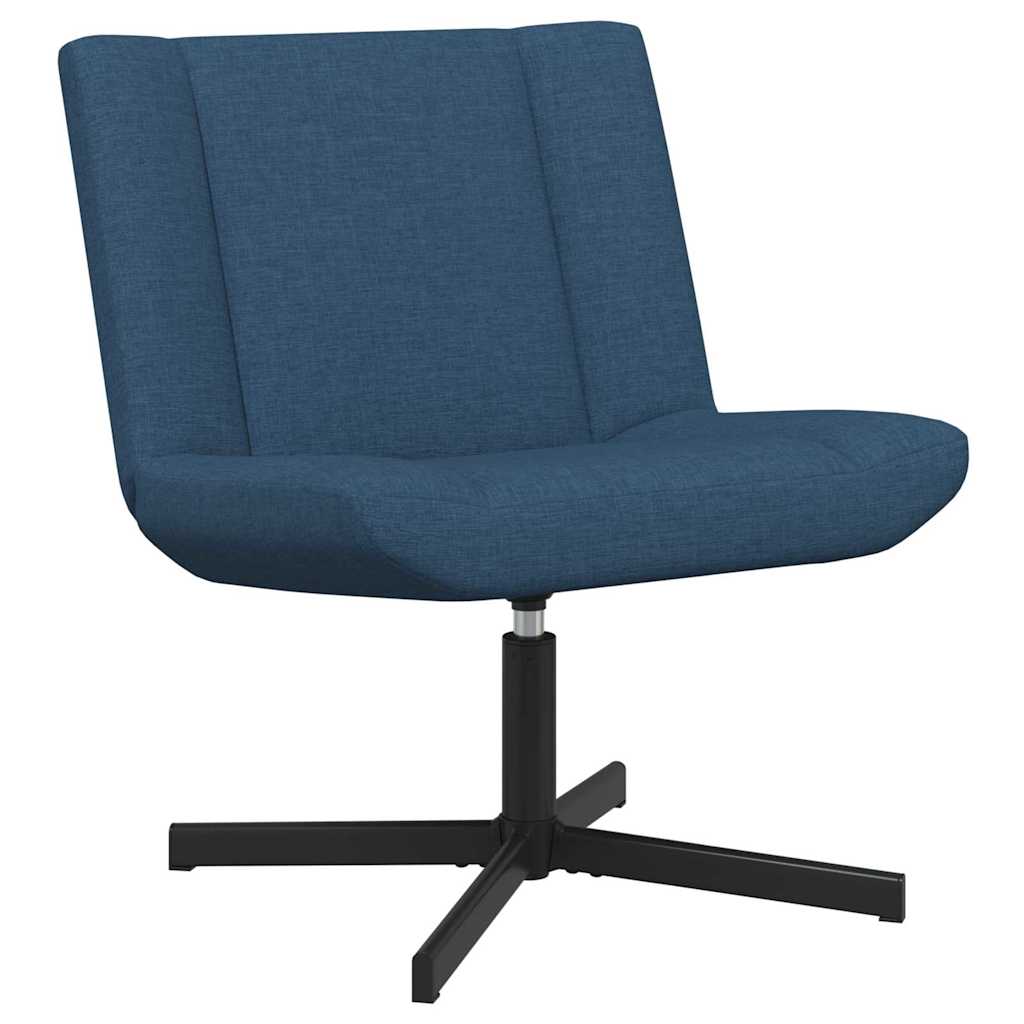 Stolica na kotačiće Plava 63 x 75 x 76 cm tkanina