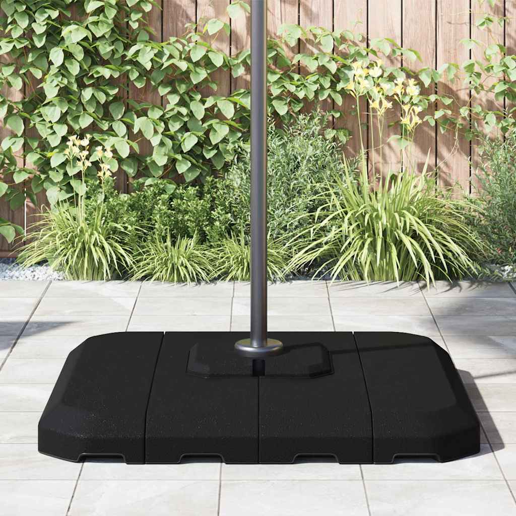 Baza za samostojeći kišni suncobran Crna 98 x 98 x 98 cm