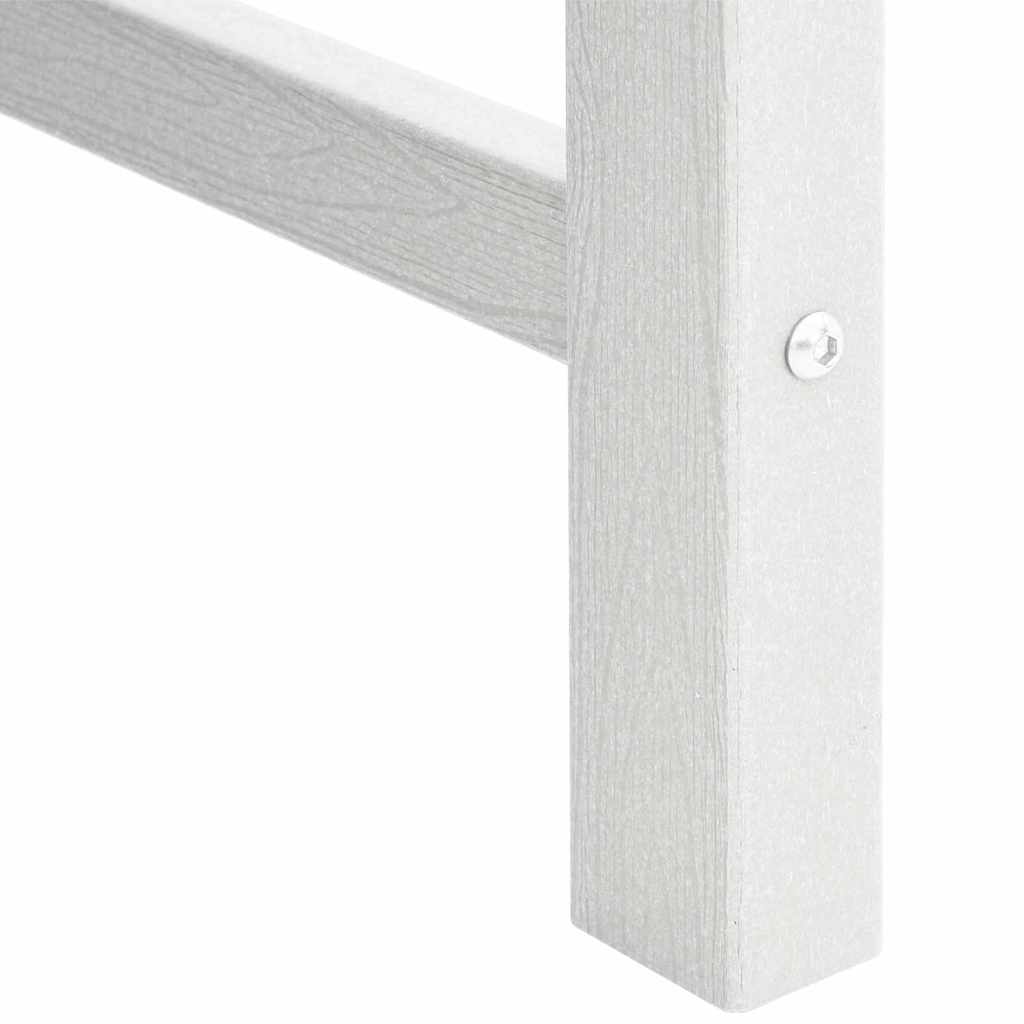 Vrtna stolica 6 pcs Bijelo 65.5 x 59 x 88 cm Polietilen
