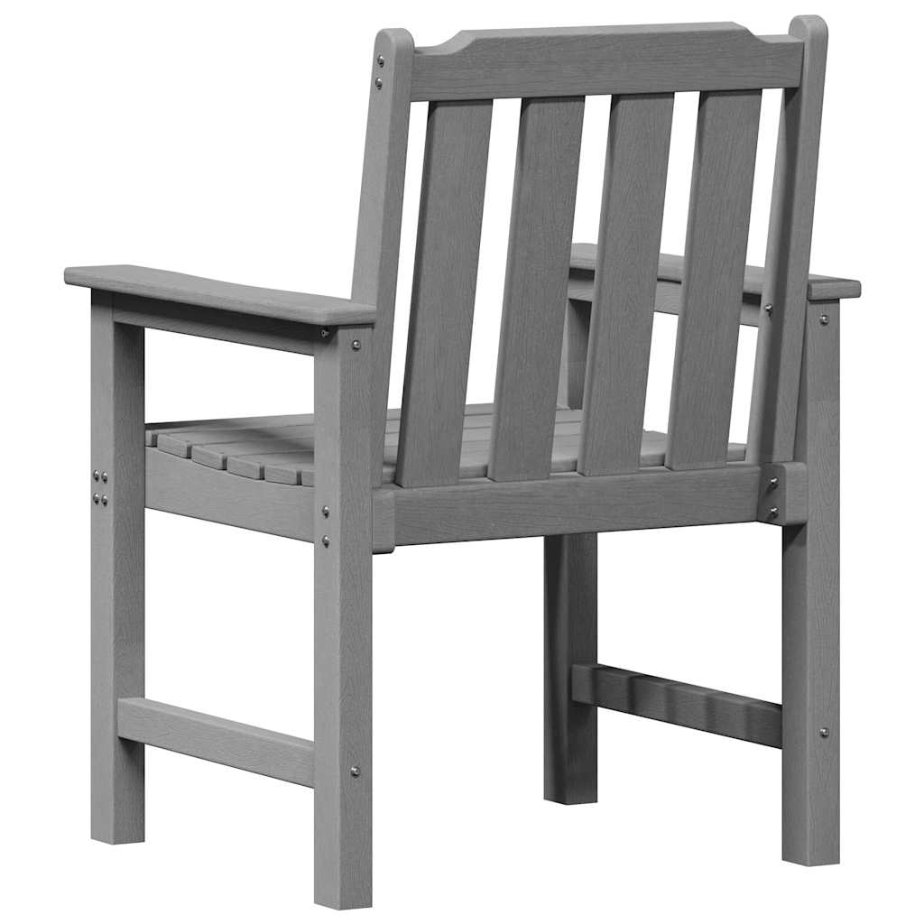 Vrtna stolica 6 pcs Svijetlo siva 65.5 x 59 x 88 cm Polietilen