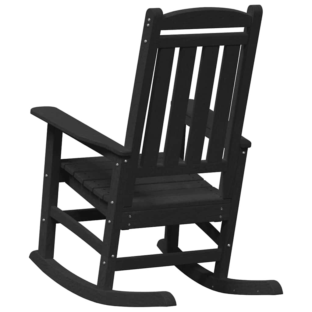 Ljuljačka 2 pcs Crna 92 x 70 x 108 cm Polietilen