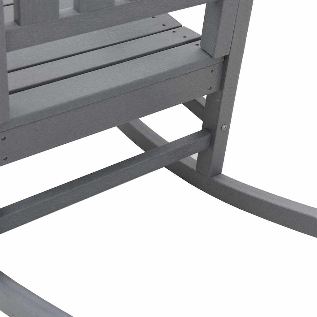 Ljuljačka 2 pcs Svijetlo siva 92 x 70 x 108 cm Polietilen