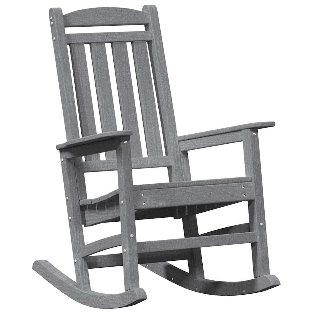 Ljuljačka 2 pcs Svijetlo siva 92 x 70 x 108 cm Polietilen