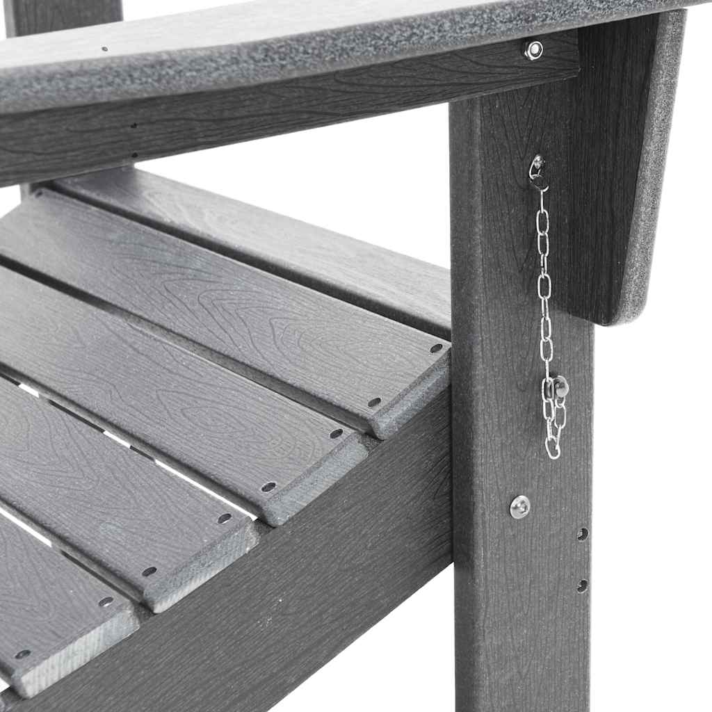 Vrtna stolica 3 pcs Svijetlo siva 80.5 x 74.5 x 92 cm