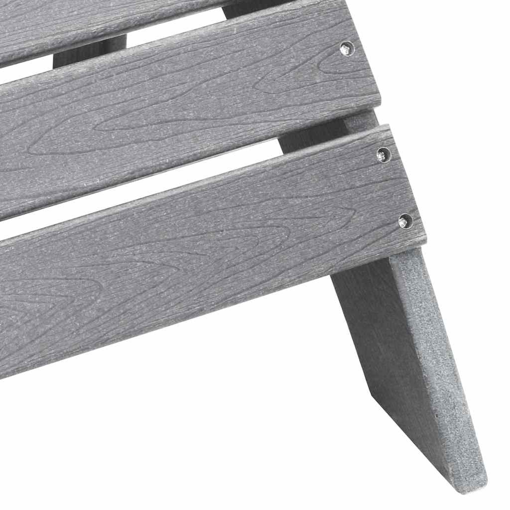 Vrtna stolica 2 pcs Svijetlo siva 83 x 74 x 92 cm Polietilen