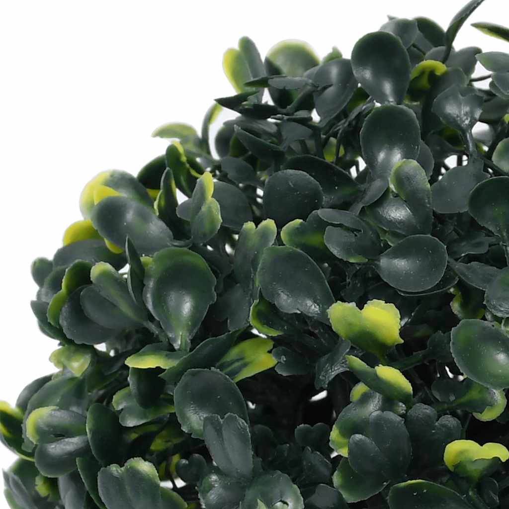 Umjetne kugle od šimšira s LED svjetlima 2 kom zelene 45 cm