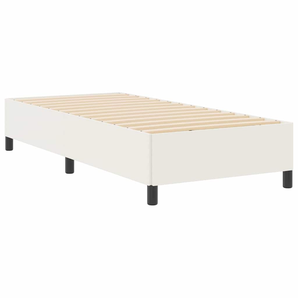 Krevet s opruga kutije Krema 80 x 200 cm Kordura tekstil