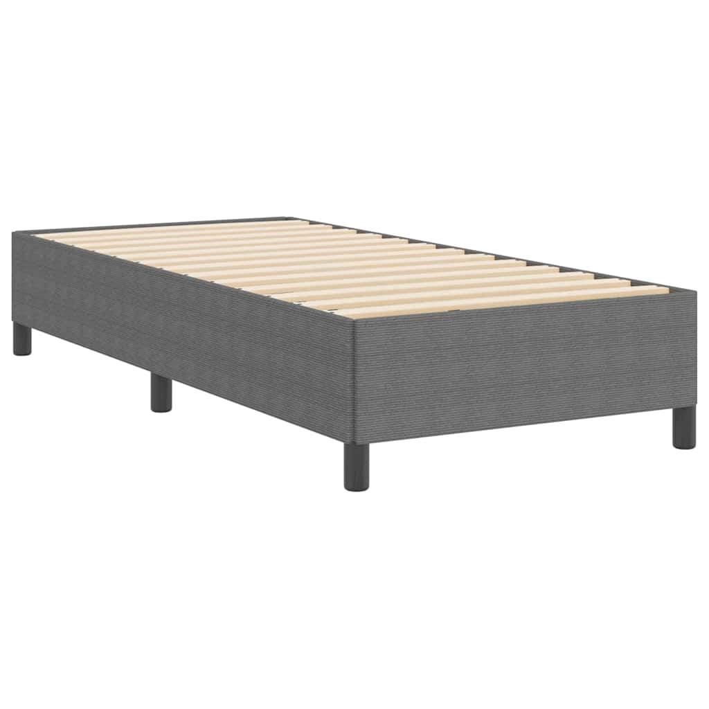 Krevet s opruga kutije Svjetlosiva 90 x 200 cm Kordura tekstil