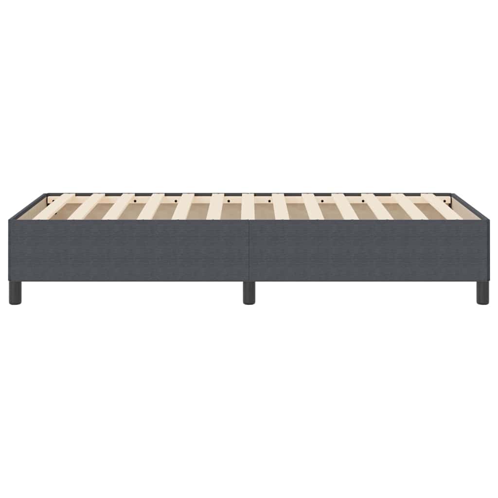 Krevet s opruga kutije Tamnosiva 90 x 200 cm Kordura tekstil