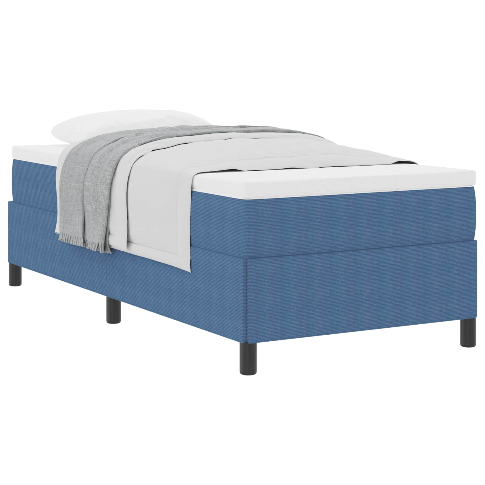 Krevet s opruga kutije Plava 90 x 200 cm Kordura tekstil