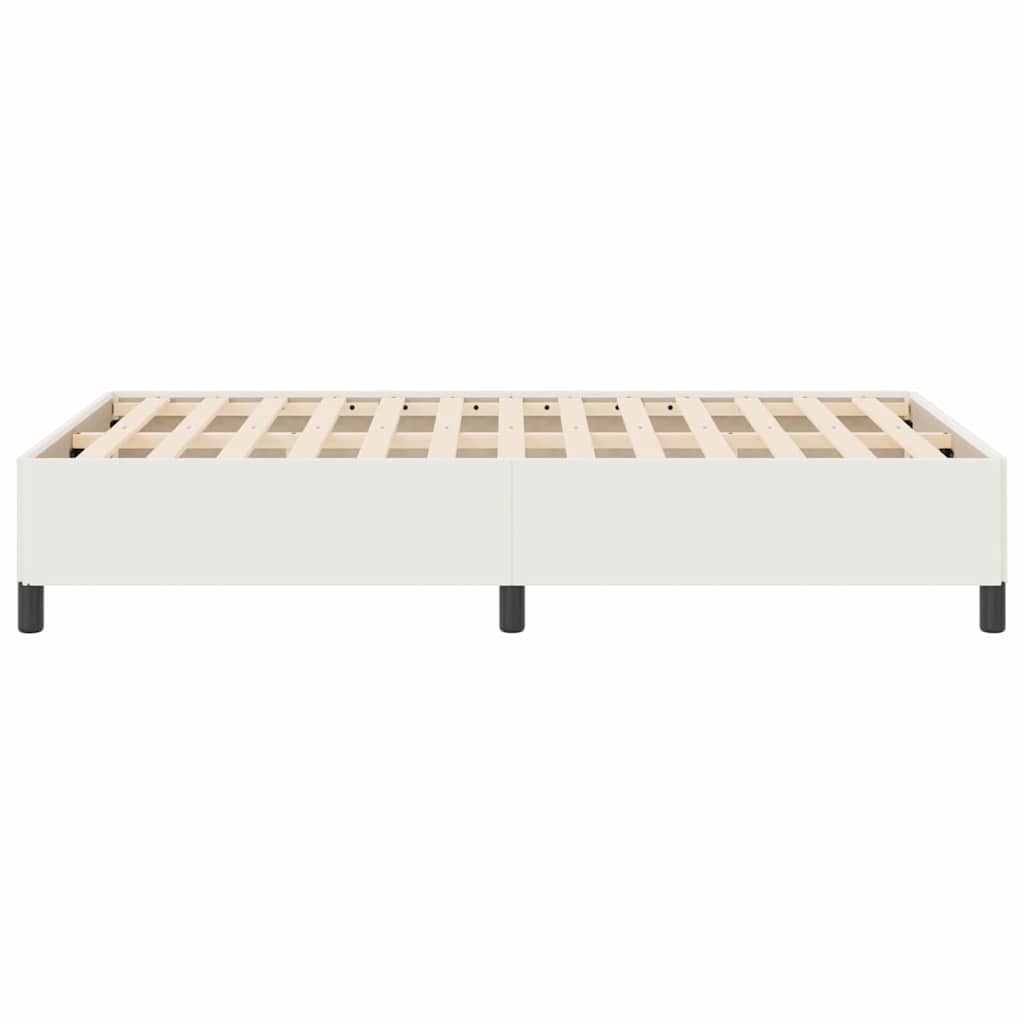 Krevet s opruga kutije Krem 120 x 190 cm Kordura tekstil