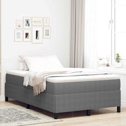 Krevet s opruga kutije Svjetlosiva 120 x 200 cm Kordura tekstil
