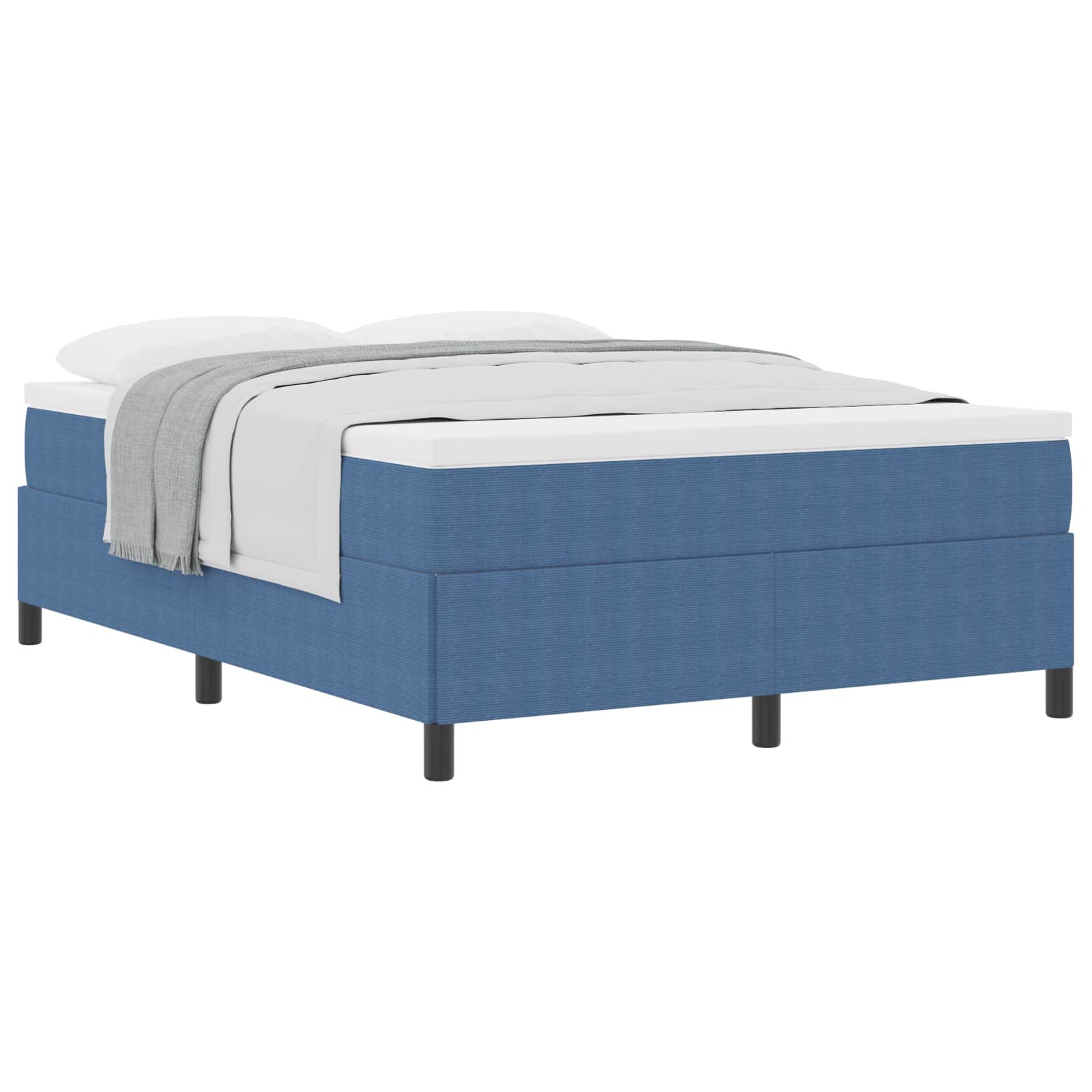Krevet s opruga kutije Plava 140 x 200 cm Kordura tekstil