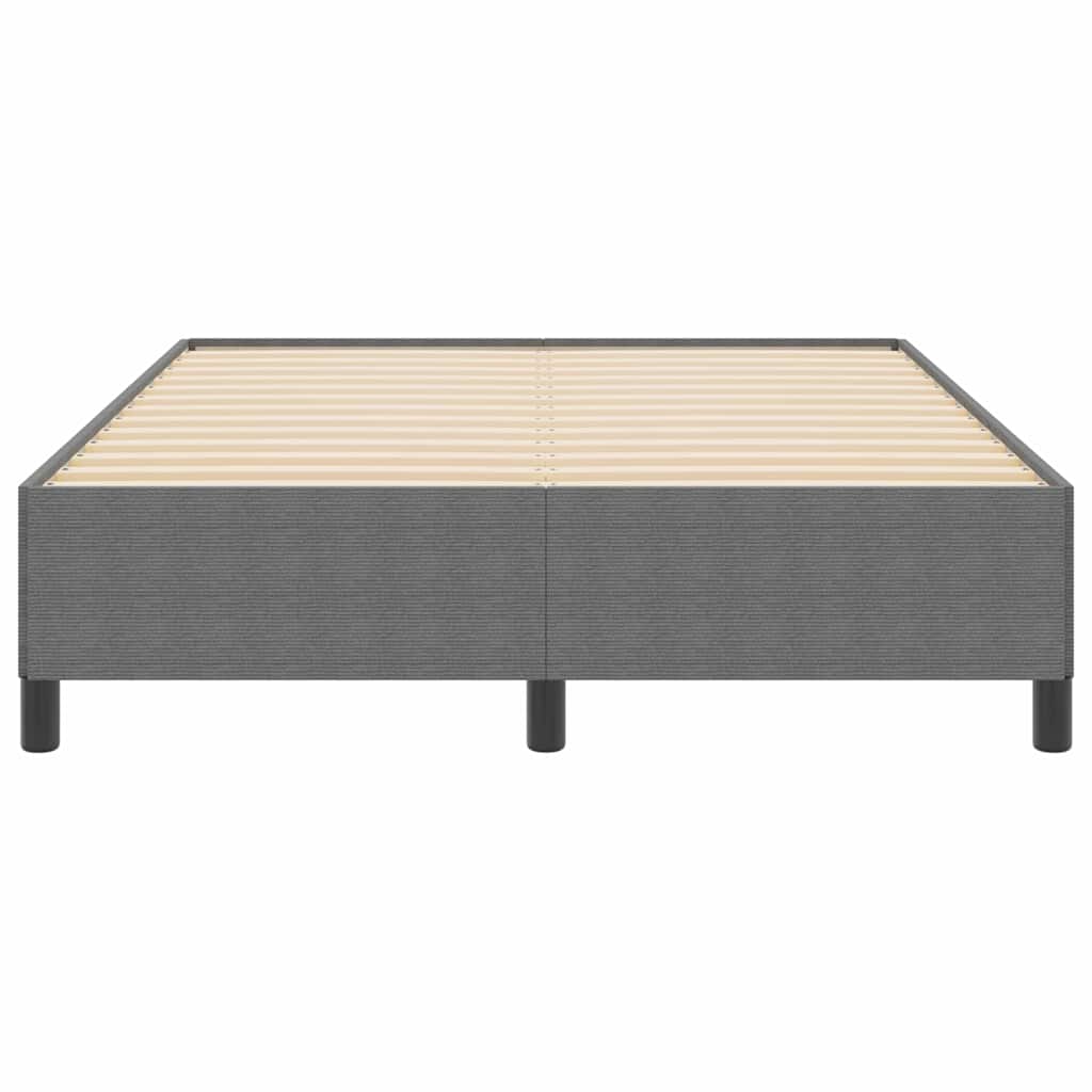 Krevet s opruga kutije Svjetlosiva 160 x 200 cm Kordura tekstil