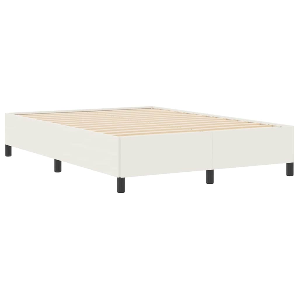 Krevet s opruga kutije Krem 160 x 200 cm Kordura tekstil