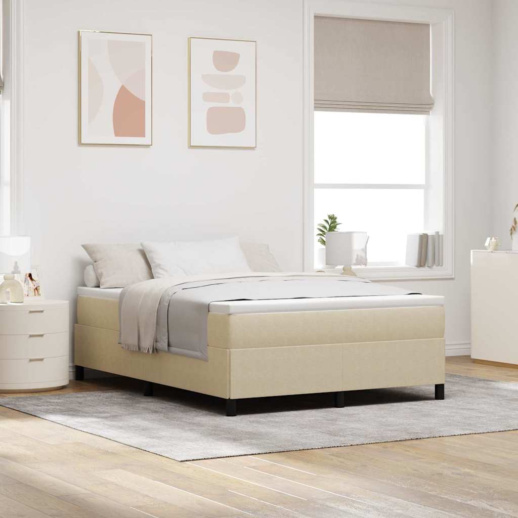 Krevet s opruga kutije Siva zelena 160 x 200 cm Kordura tekstil