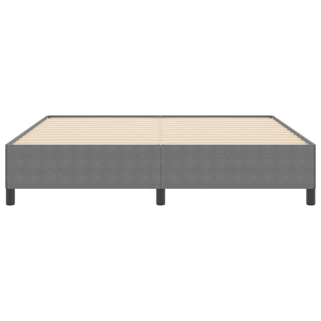Krevet s opruga kutije Svjetlosiva 180 x 200 cm Kordura tekstil