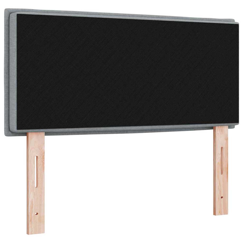 Uzglavlje Svijetlo siva 80 cm tkanina