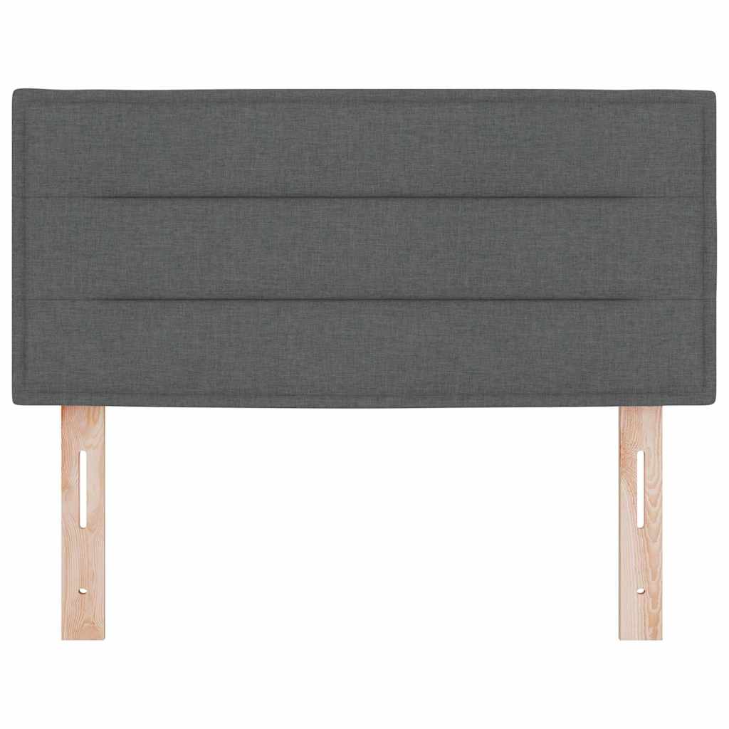 Uzglavlje Tamno siva 80 cm tkanina
