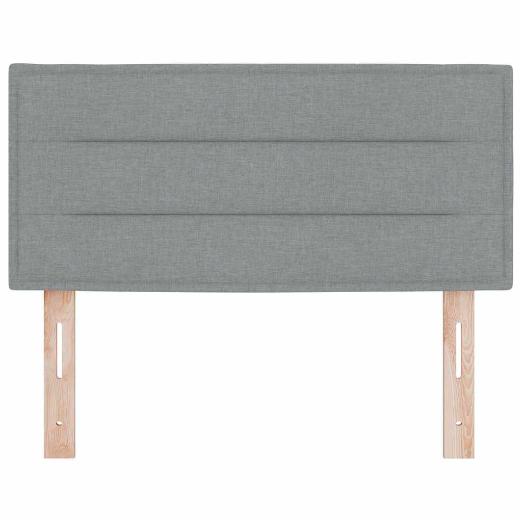Uzglavlje Svijetlo siva 90 cm tkanina
