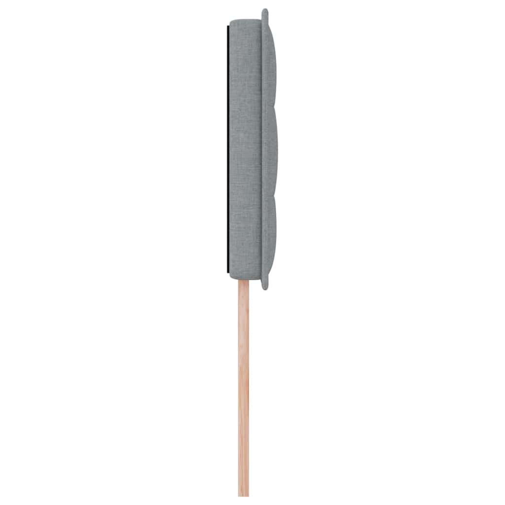 Uzglavlje Svijetlo siva 90 cm tkanina