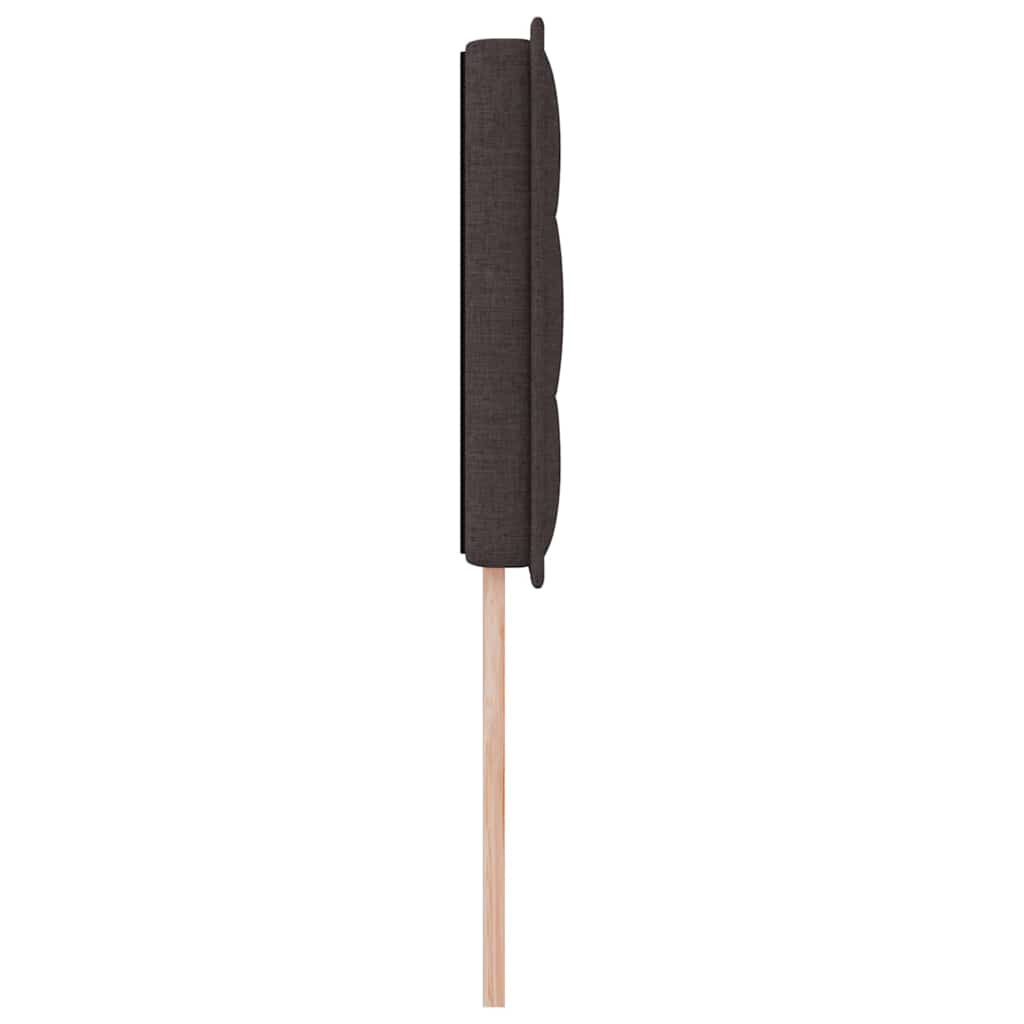 Uzglavlje Tamno smeđa 100 cm tkanina