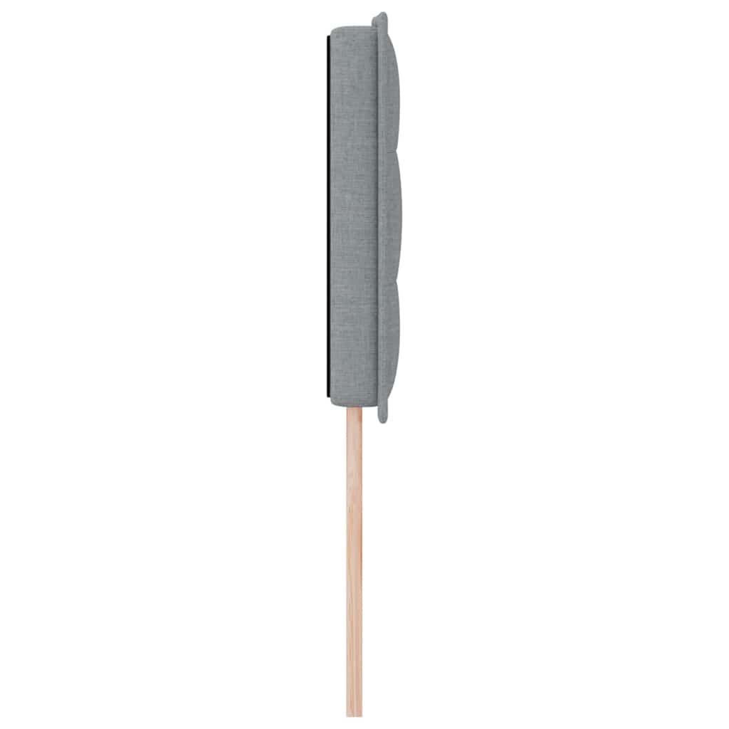 Uzglavlje Svijetlo siva 144 cm tkanina