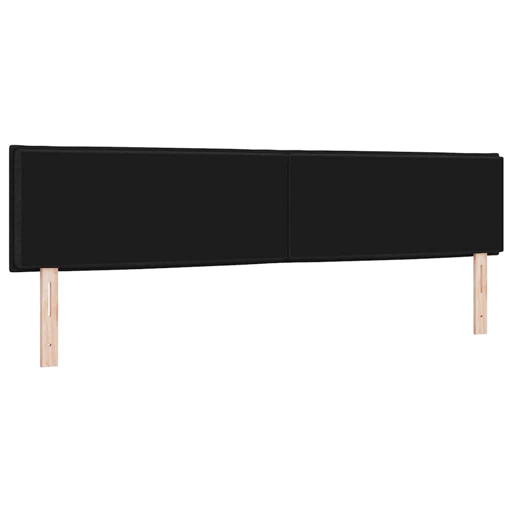 Uzglavlje Crna 200 cm tkanina